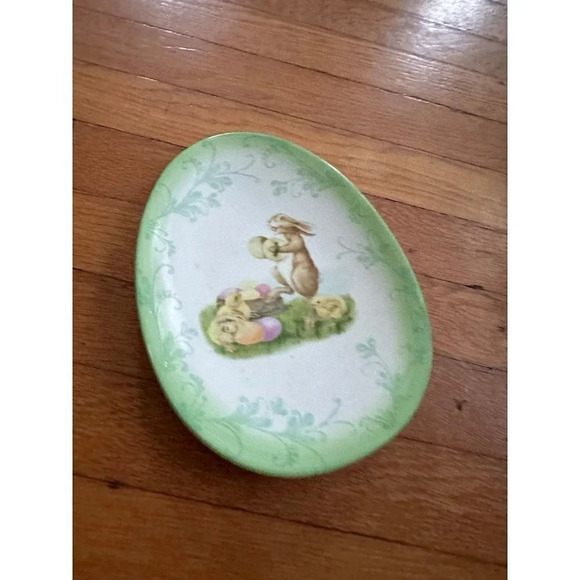 Easter Bunny music plate - Picture 1 of 7